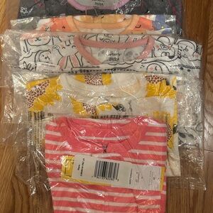 NWT 2T Carter's Toddler One-Pieces (Lot of 5)